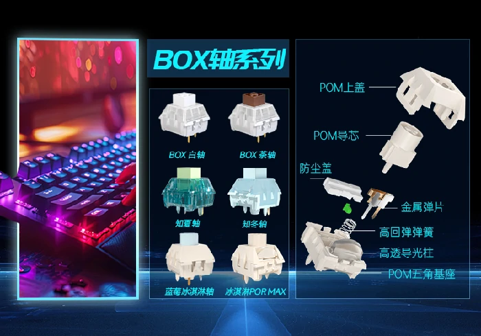 凯华,ChinaJoy,键盘轴体,BOX轴,磁轴,矮轴,电竞,机械键盘,外设,上海