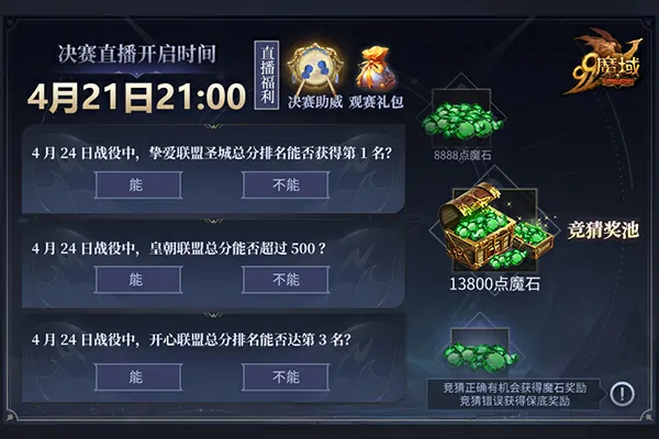 魔域,神域争霸赛,魔石