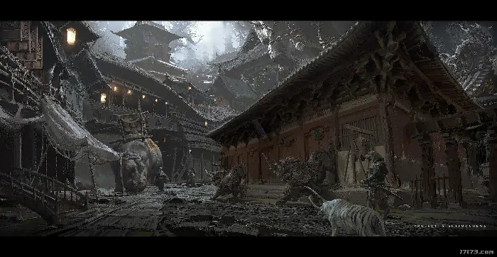黑神话：悟空,狮驼岭,废案,DLC,杨奇,Artstation,游戏科学,妖怪,机械感,奇幻