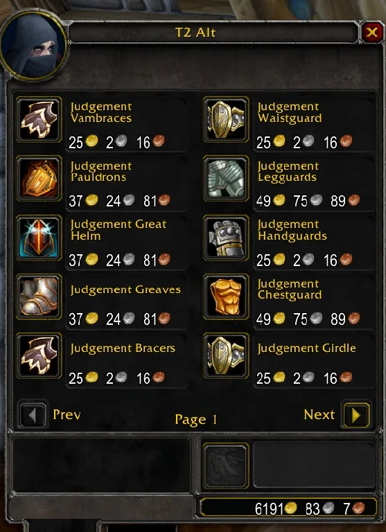 震惊！魔兽经典服暴雪闹乌龙，神秘NPC 25G一件售卖 T2 套装 