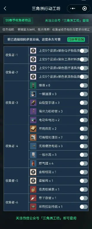 三角洲行动S5赛季收集者物资抢先看这些必捡物资别错过

