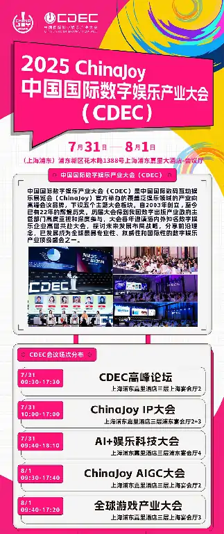 ChinaJoy,2025年,CDEC