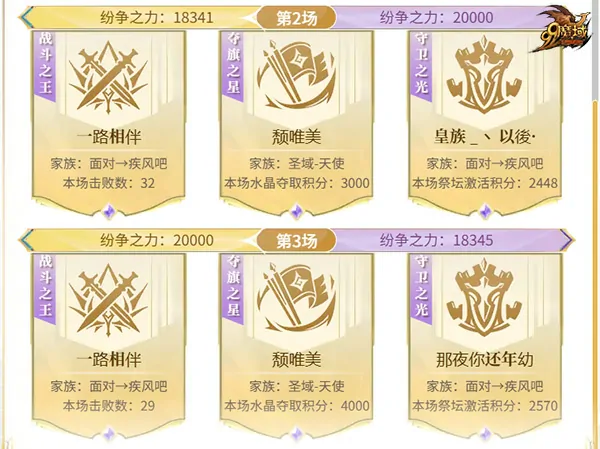 魔域,疾风,魔域跨服家族战,荣耀之巅