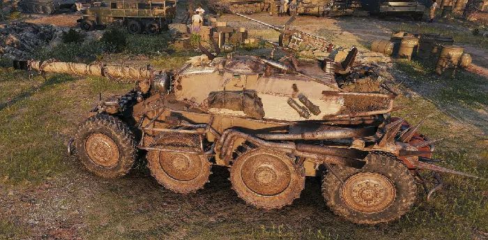 坦克世界,坦克世界,潘哈德EBR105,狂野废土战车,坦克世界