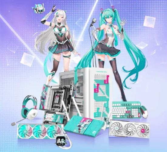 华硕首发中国限定RTX50初音未来版 三白两黑个性配色