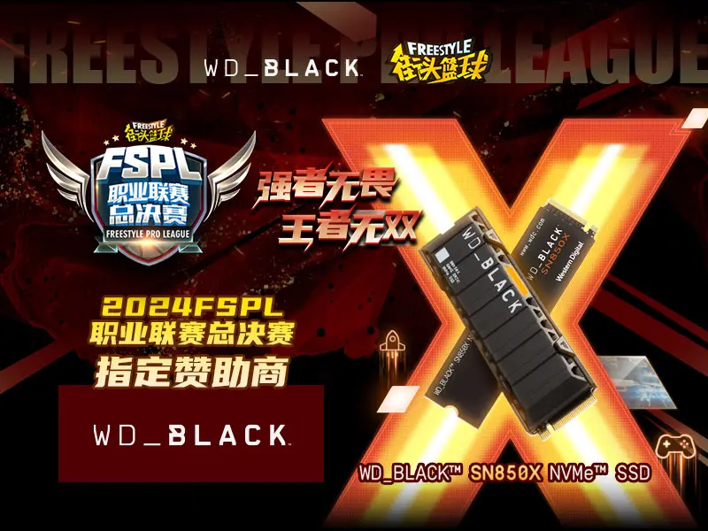 WD_BLACK“硬核”出击，为2024FSPL职业联赛总决赛强势助力 