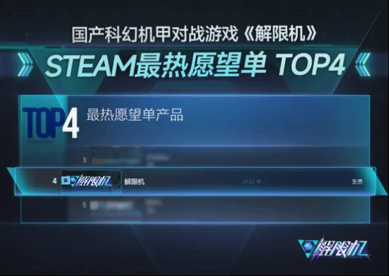 国产科幻,机甲游戏,解限机