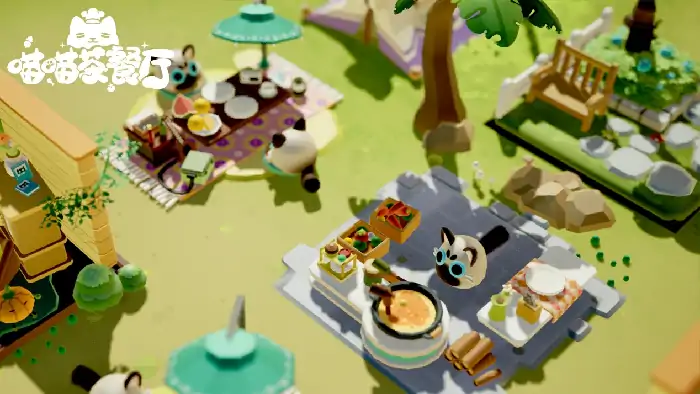 喵喵茶餐厅,模拟经营,ChinaJoy,猫咪,3D,治愈系,模块化建造,猫咪员工养成,森林探险,试玩