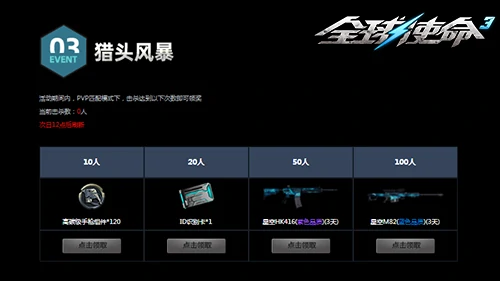tps,全球使命3,枪械进化