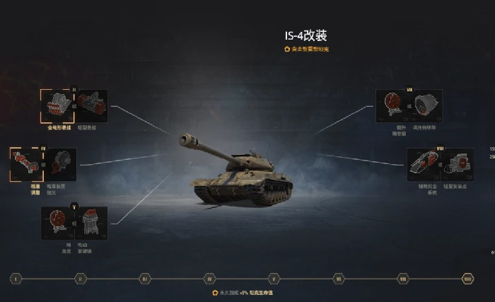 坦克世界,团队之盾,IS - 4,坦克世界