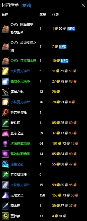 魔兽世界,wlk,附魔,300-375,材料,攻略,最省,在,,魔兽世界