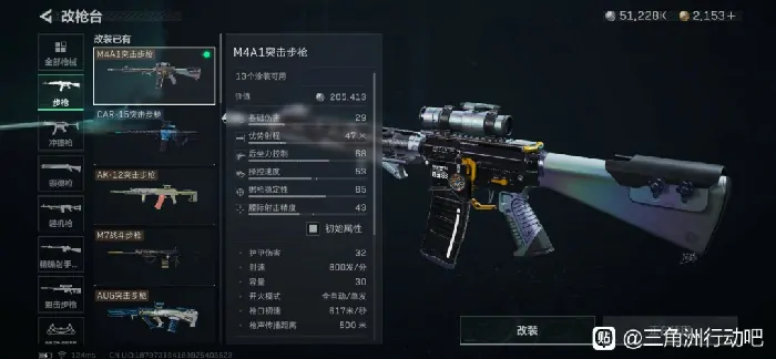 超燃！三角洲行动S5烽火地带M4A1改枪攻略来袭 