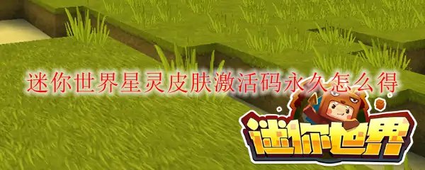 迷你世界星灵皮肤永久激活码获取攻略