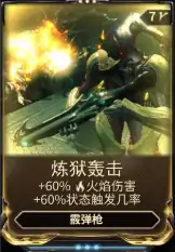 星际战甲炼狱轰击MOD掉落位置与属性详解