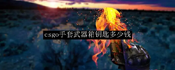 CSGO手套武器箱钥匙价格一览 最新行情速看