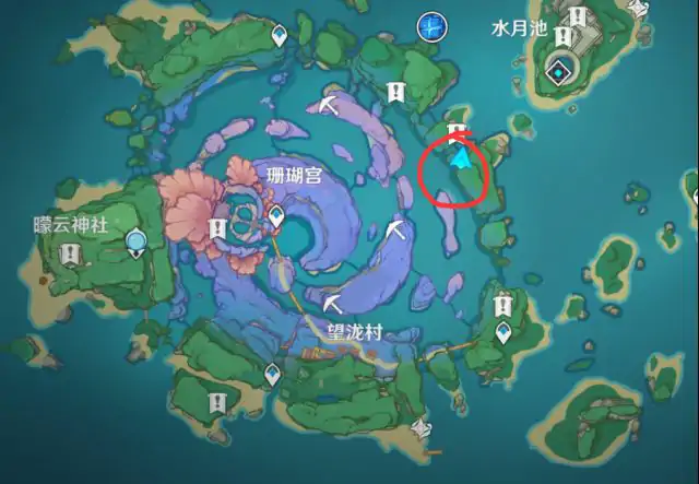 海盗的宝藏位置,原神