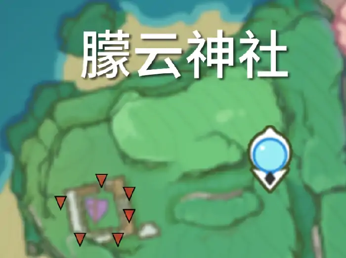 朦云神社占卜任务位置在哪,原神