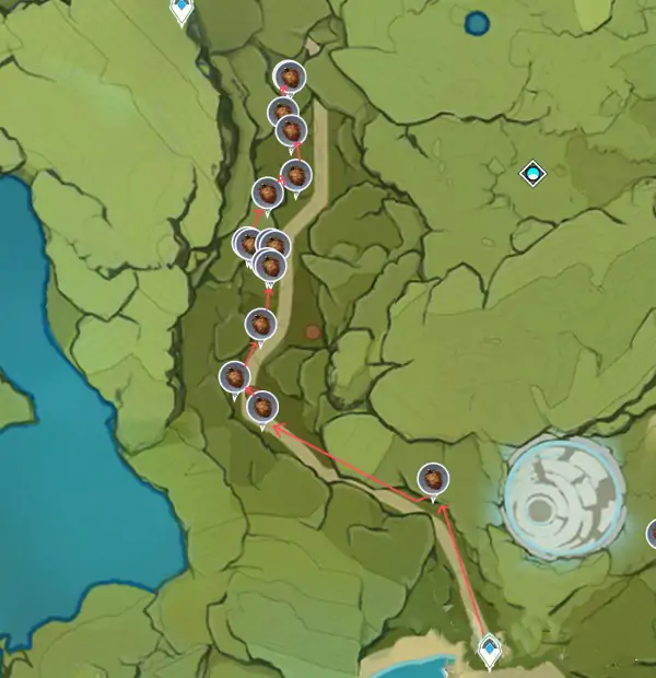 松果采集地点,原神