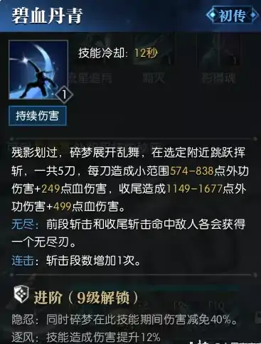 逆水寒老兵服碎梦技能简析,逆水寒