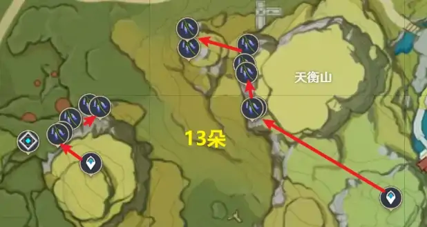 原神琉璃袋快速采集路线,原神