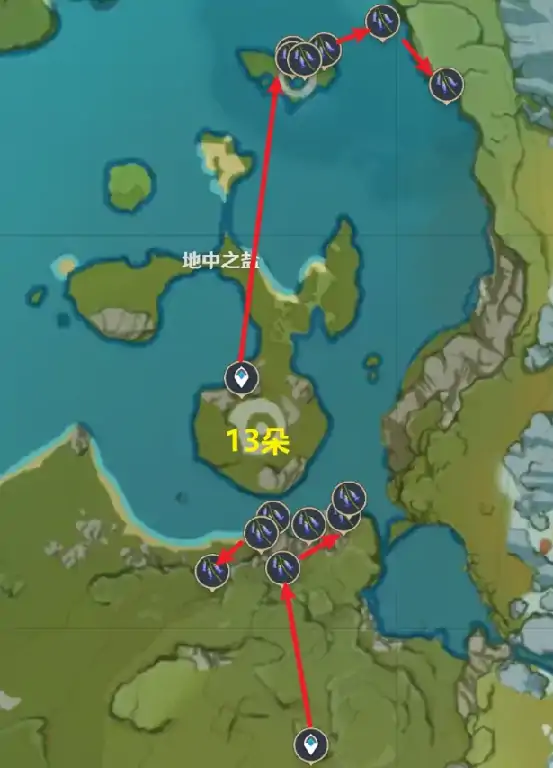 原神琉璃袋快速采集路线,原神