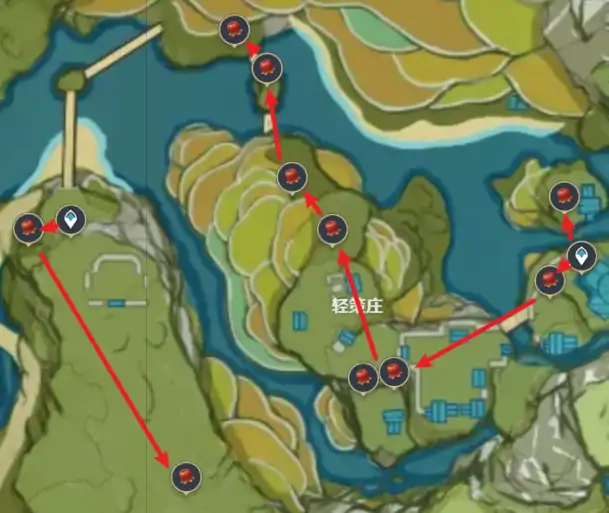 绝云椒椒3分钟高效采集路线 轻松刷爆