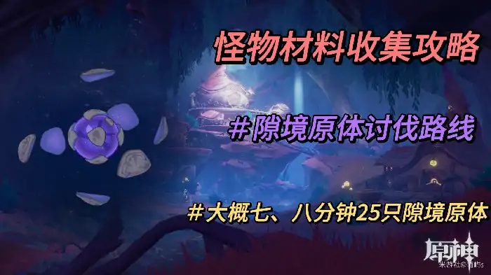 隙境原体刷怪路线,原神