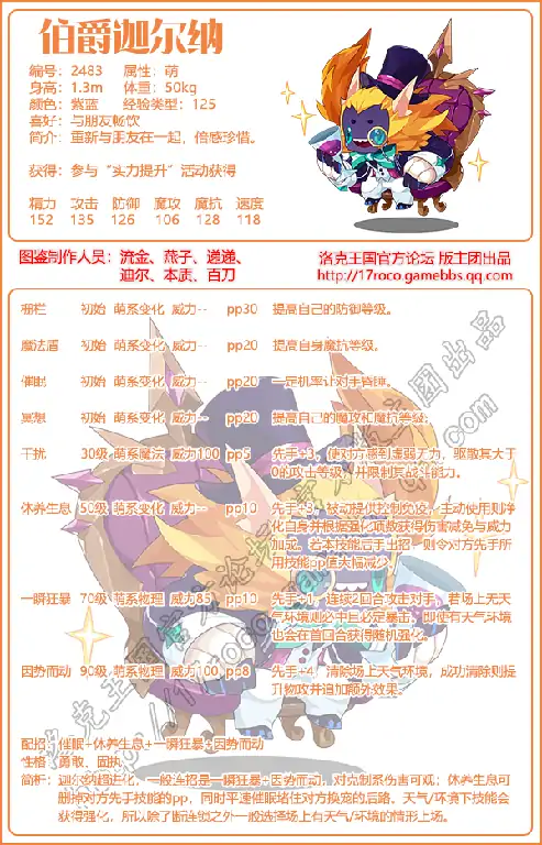 洛克王国伯爵迦尔纳强力技能全解析
