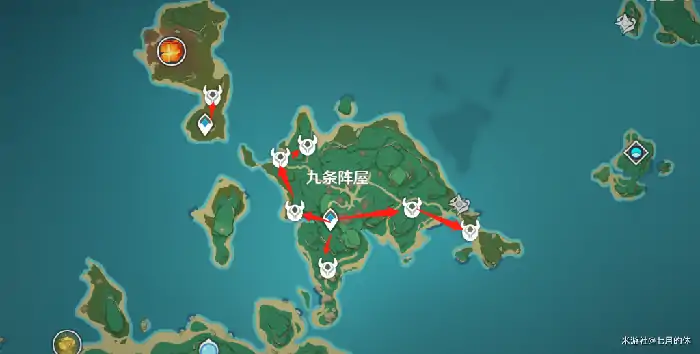 原神雷电将军突破材料收集路线,原神