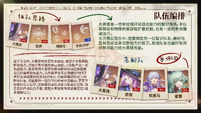 崩铁大黑塔最强阵容推荐 轻松通关零压力