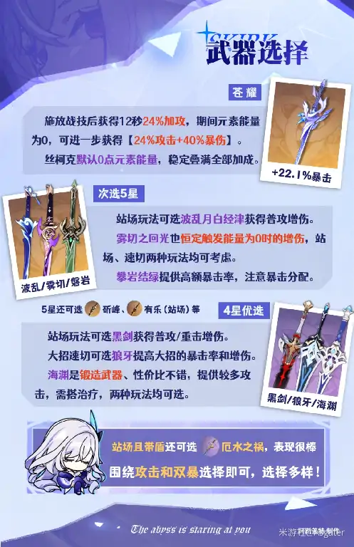 丝柯克最强武器搭配推荐 轻松提升输出爆发