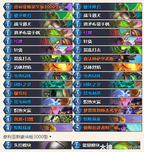 33.2快攻瞎卡组代码推荐,炉石传说