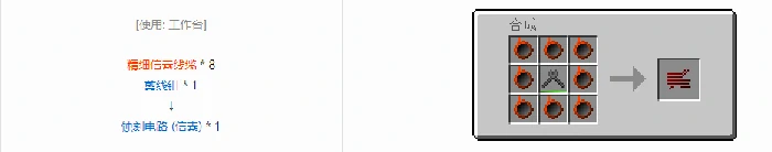 格雷科技6电路合成表大全,我的世界