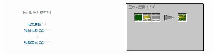 格雷科技6电路合成表大全,我的世界