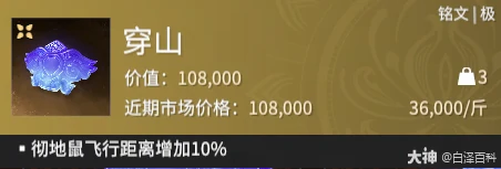 永劫无间摸金模式穿山铭文全效果解析