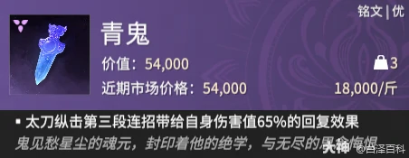 永劫无间摸金青鬼铭文全效果解析