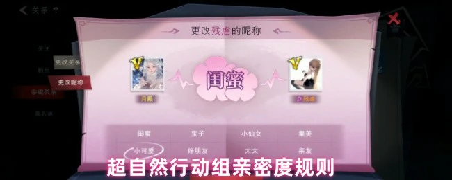 超自然行动组亲密互动指南 提升好感度的秘密技巧