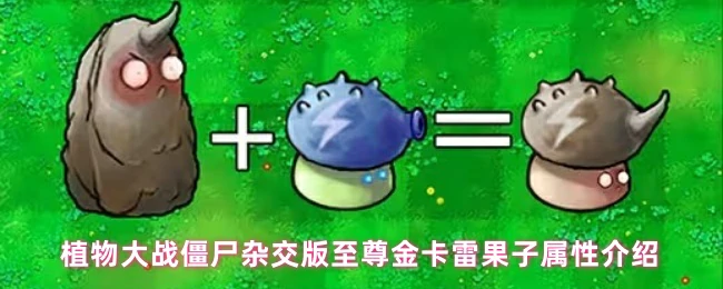 植物大战僵尸至尊金卡雷果子：逆天属性秒杀全场