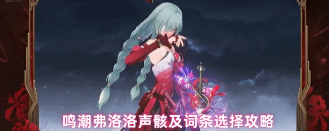 鸣潮弗洛洛最强声骸搭配及毕业词条选择