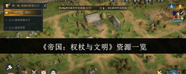 帝国霸业：权杖与文明终极资源指南