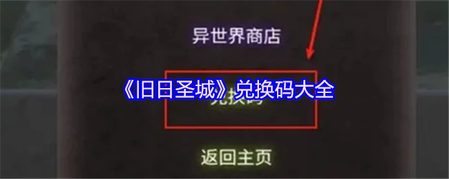 圣城最新兑换码合集 限时领取福利