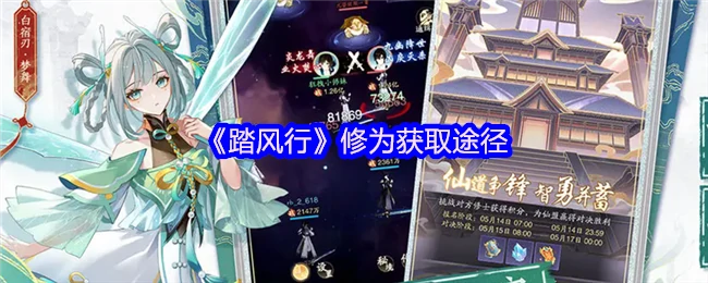踏风行快速提升修为秘诀 新手必看攻略