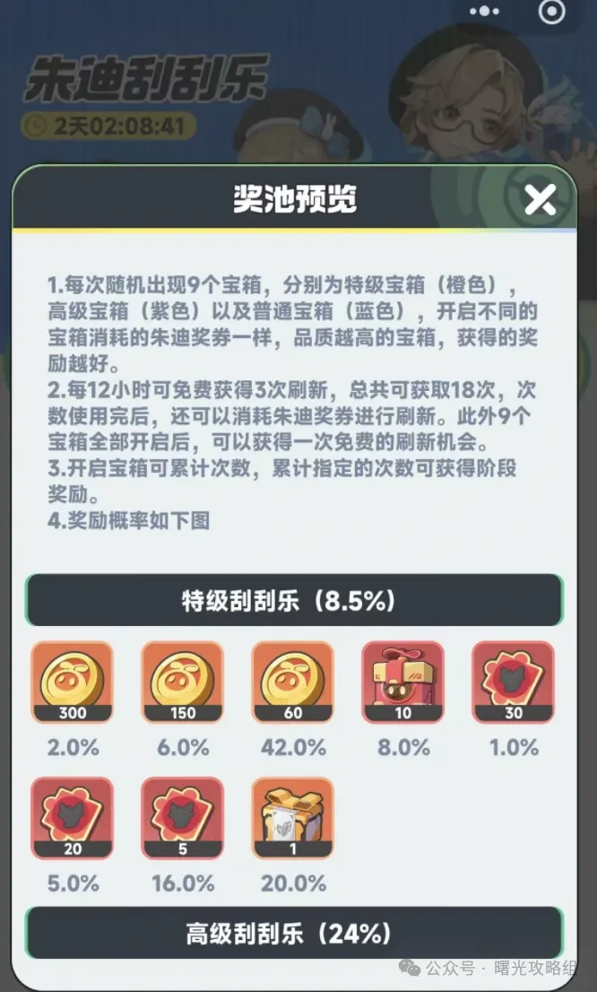 朱迪刮刮乐氪金攻略：3步教你轻松拿曙光重临