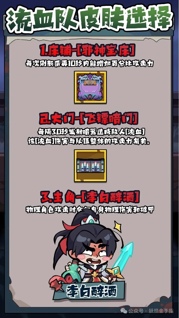 妖怪金手指流血队培养,妖怪金手指流血队攻略