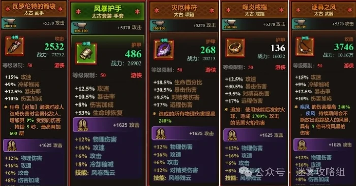 迷雾大陆S6最强BD推荐,迷雾大陆S6各职业最强BD