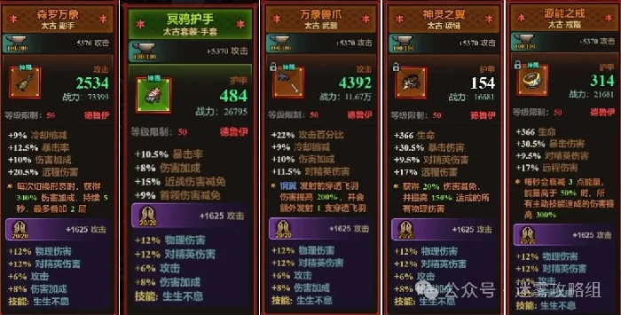 迷雾大陆S6最强BD推荐,迷雾大陆S6各职业最强BD