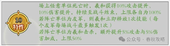 春秋玄奇羲和强度,春秋玄奇新古帝羲和