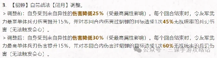 三国谋定天下4月23日武将加强,三国谋定天下4月23日战法加强