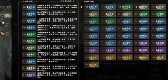 下一站江湖2开局天赋怎么选？手游开局天赋加点攻略来了 
