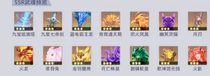 斗罗大陆猎魂世界武魂强度排行,斗罗大陆猎魂世界所有武魂介绍